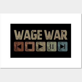 Wage War Control Button Posters and Art